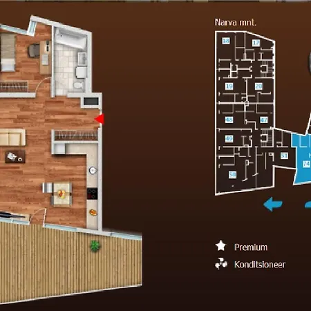 Kreutzwaldi Penthouse Apartment *